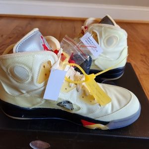 Nike Air Jordan 5 Off-White Sail mens size 10.5